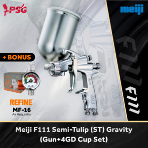 Meiji F111 Gravity Spraygun Semi-Tulip (Gun + Cup)