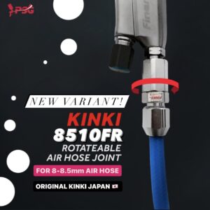 Kinki 8510FR Rotatable Air Hose Joint (Untuk Selang Angin 8-8.5mm)