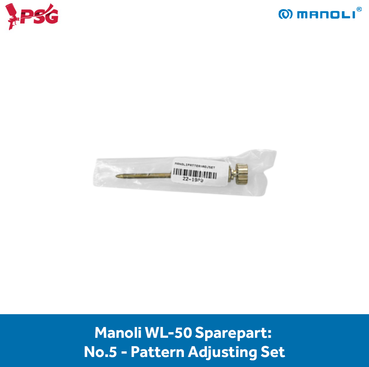 Manoli WL-50 Sparepart: No.5 - Pattern Adjusting Set