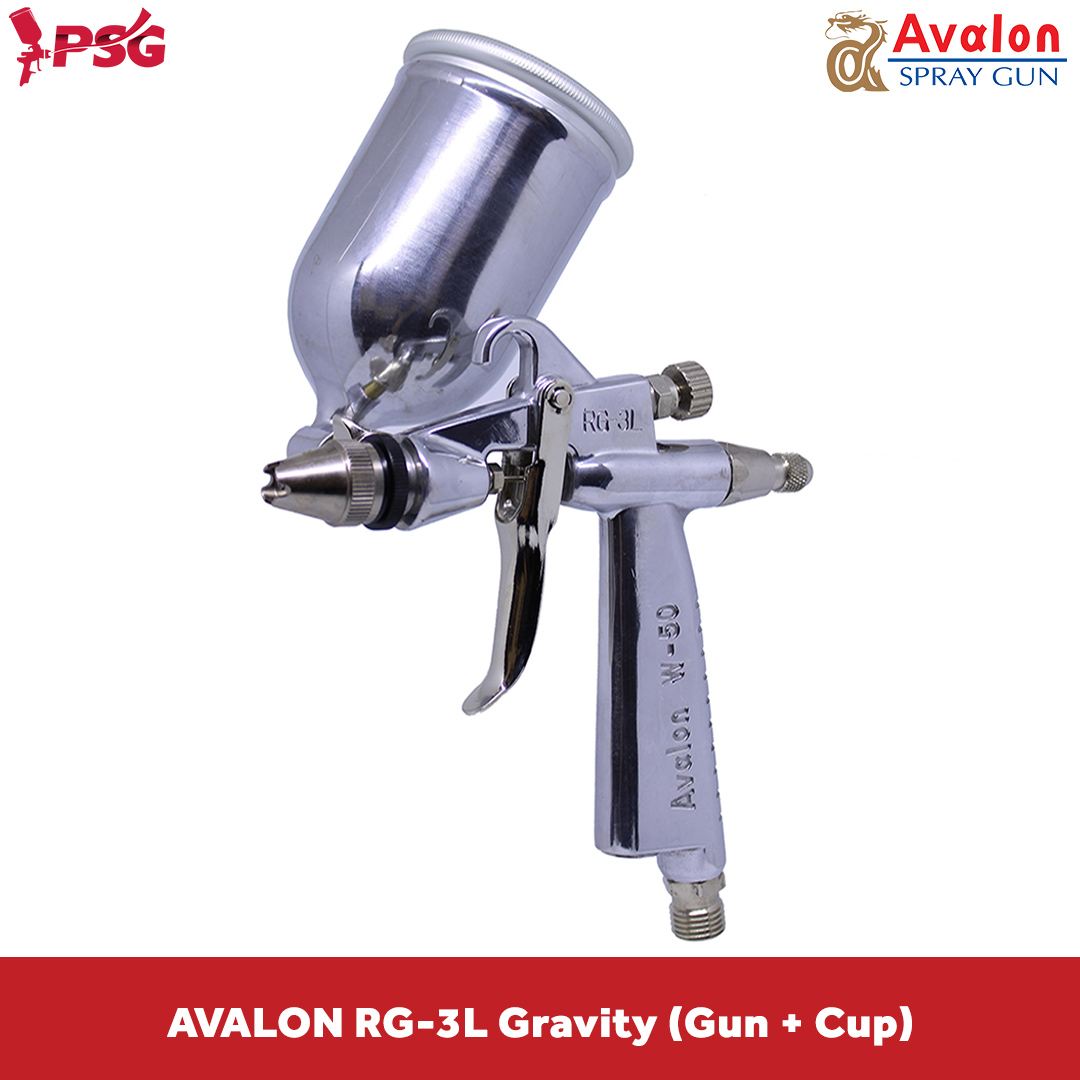 Avalon RG-3L Round Aircap Mini Touch-up Gravity Spraygun (Gun+Cup)