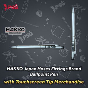 HAKKO Japan Hoses Fittings Brand Ballpoint Pen with Touchscreen Tip Merchandise