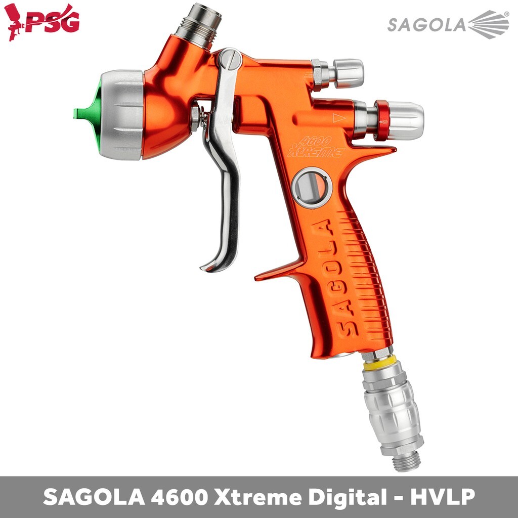 Sagola 4600 Xtreme Digital Gravity Spraygun Set - HVLP - Image 2