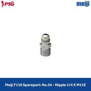 Meiji F110 Sparepart: No.34 - Nipple 1/4 X M11E (416461)
