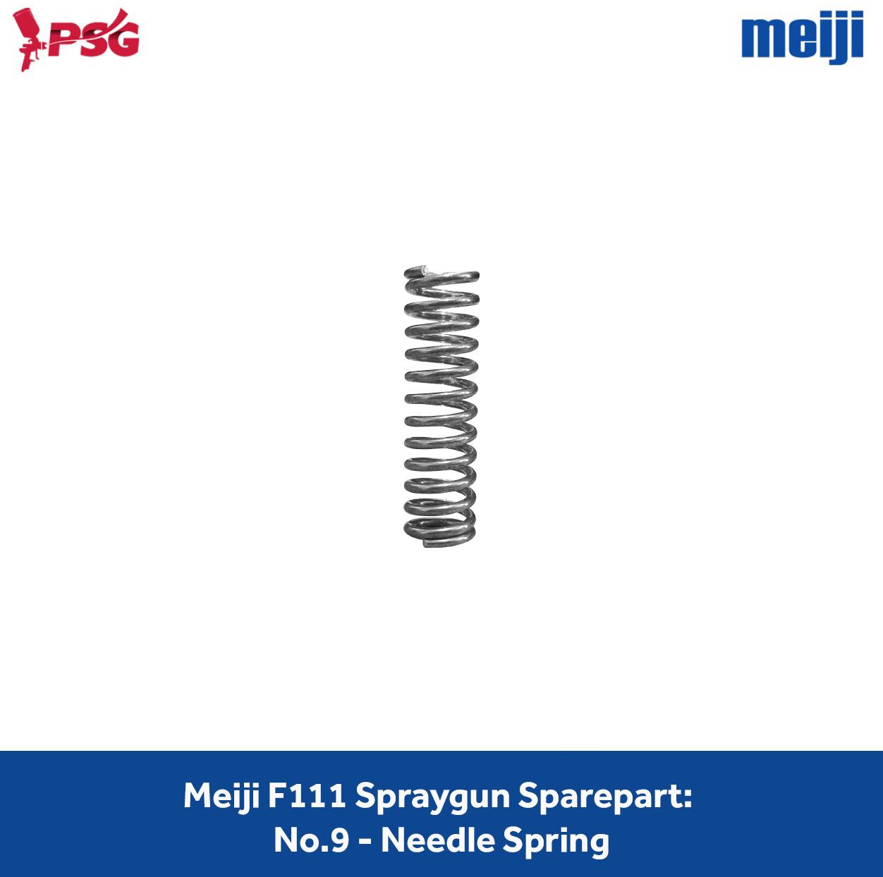 Meiji F111 Spraygun Sparepart: No.9 - Needle Spring