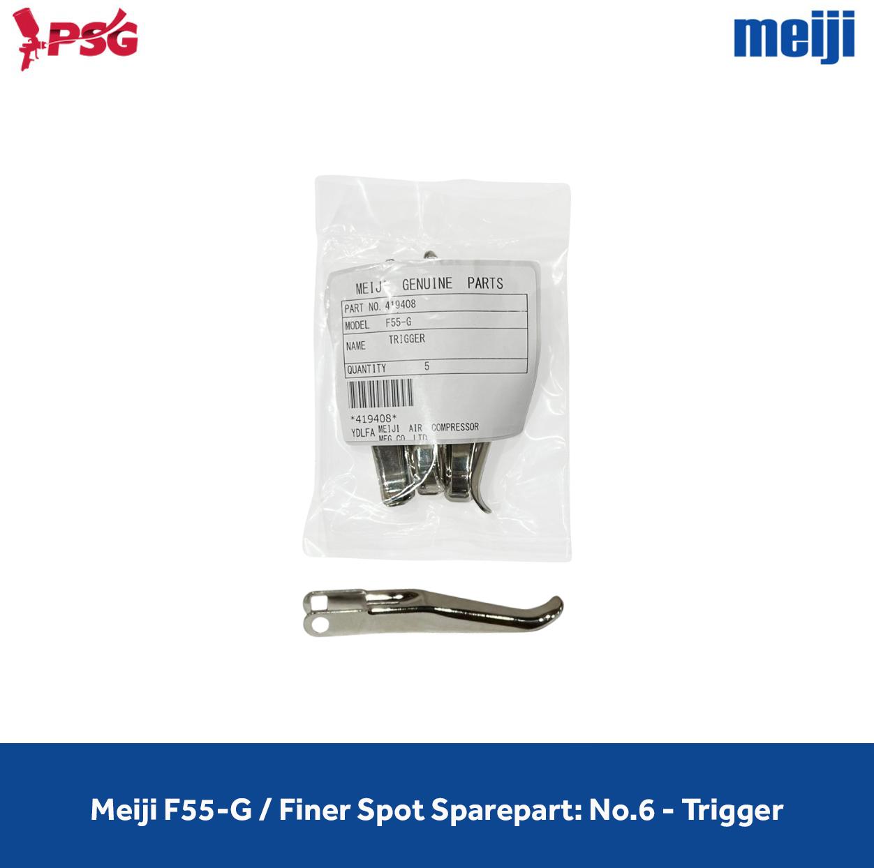 Meiji F55-G / Finer Spot Sparepart: No.6 - Trigger (419408)