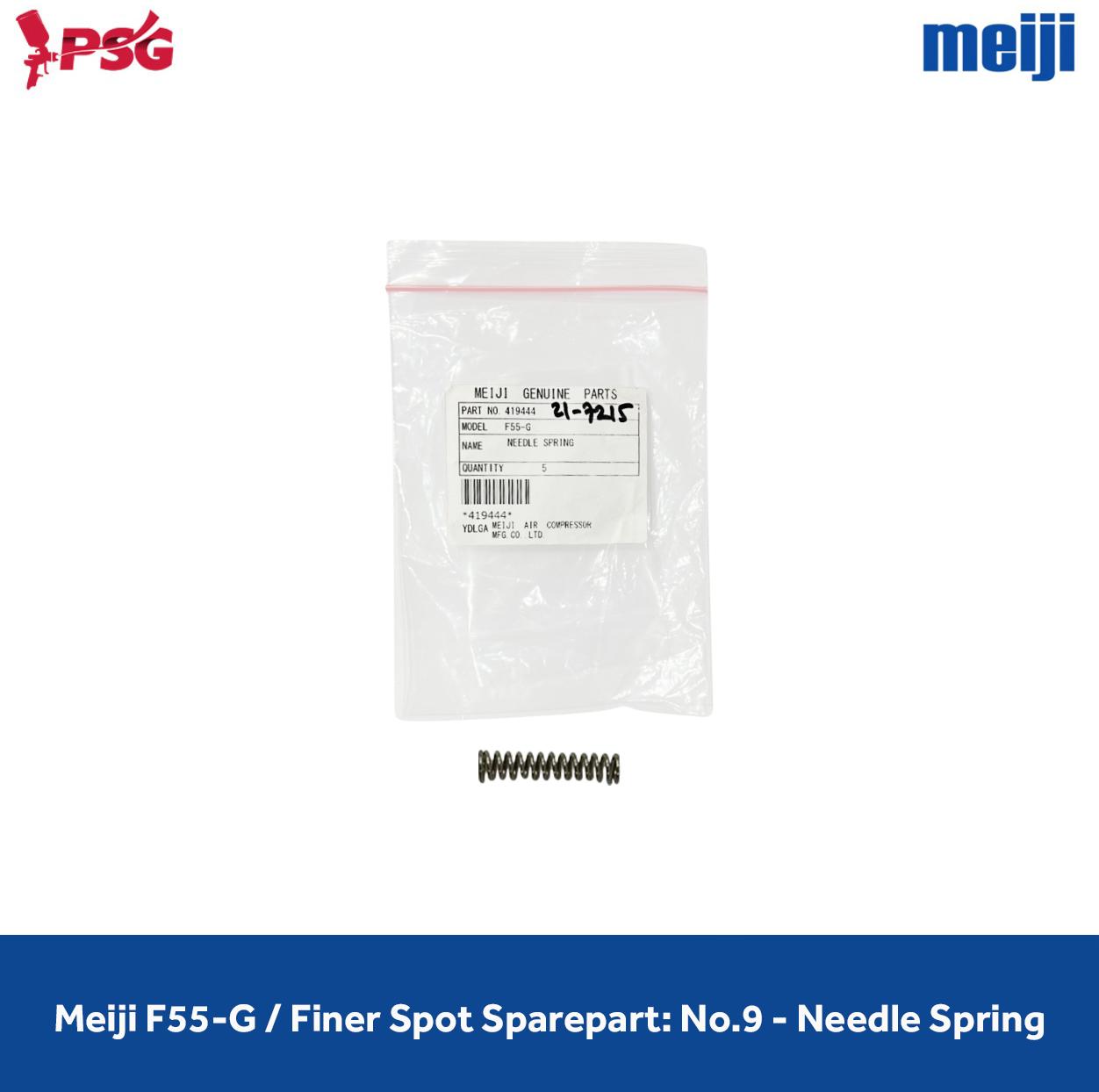 Meiji F55-G / Finer Spot Sparepart: No.9 - Needle Spring (419444)