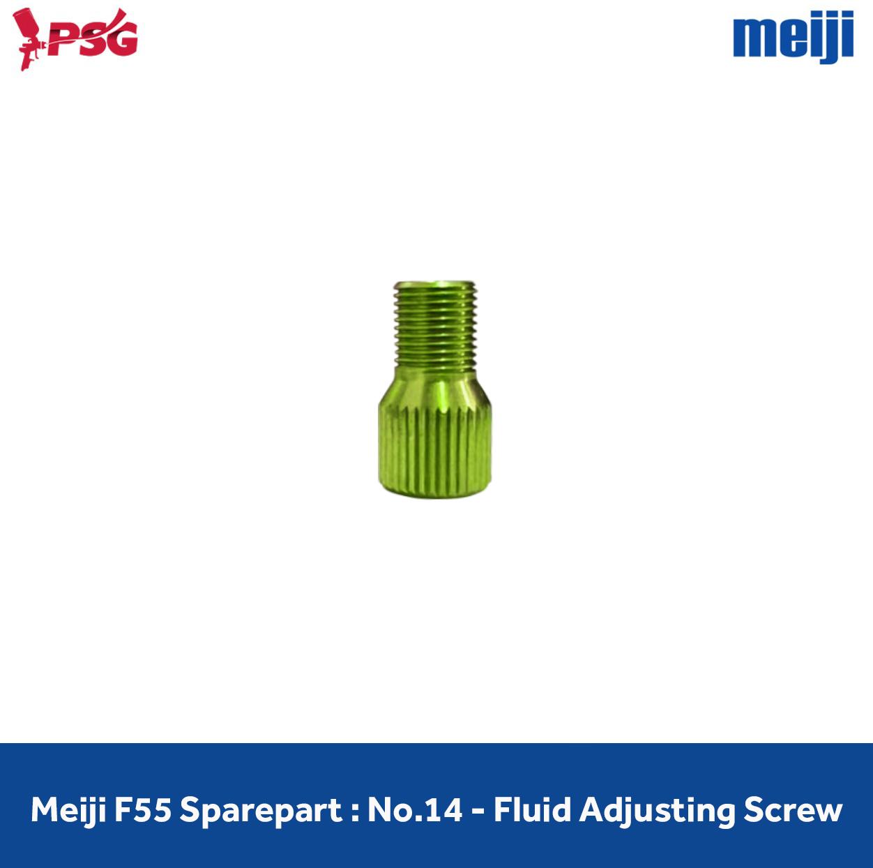 Meiji F55-G Sparepart: No.14 - Fluid Adjusting Screw (419448) - Image 2