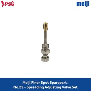 Meiji Finer Spot / F55-G Spraygun Sparepart: No.29 - Air Adjusting Valve Set (Pengaturan Angin) (405250)
