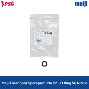Meiji Finer Spot Sparepart: No.22 - O-Ring S6 Nitrile (404378)