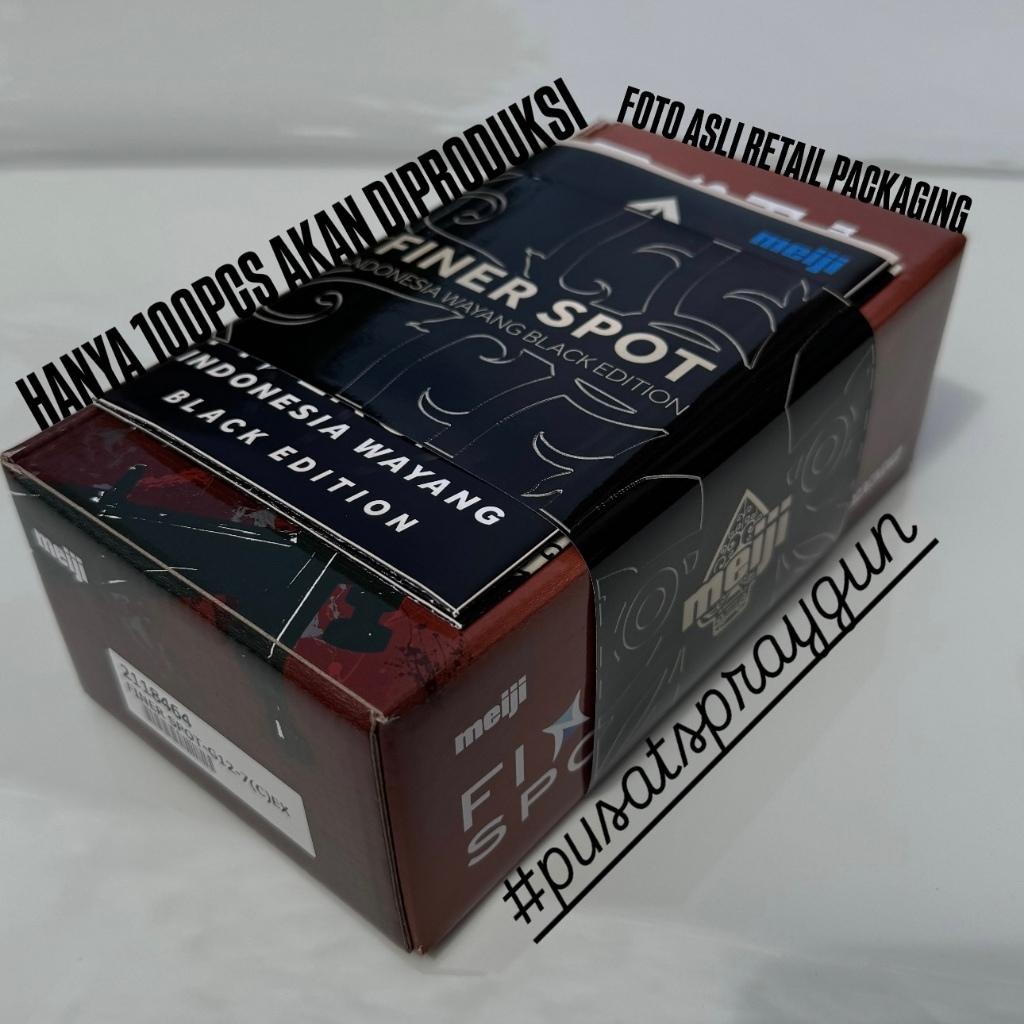 Meiji Finer Spot Spraygun - Indonesia Wayang Black Edition Special Limited 100pcs (Gun+Cup Set) - Image 5