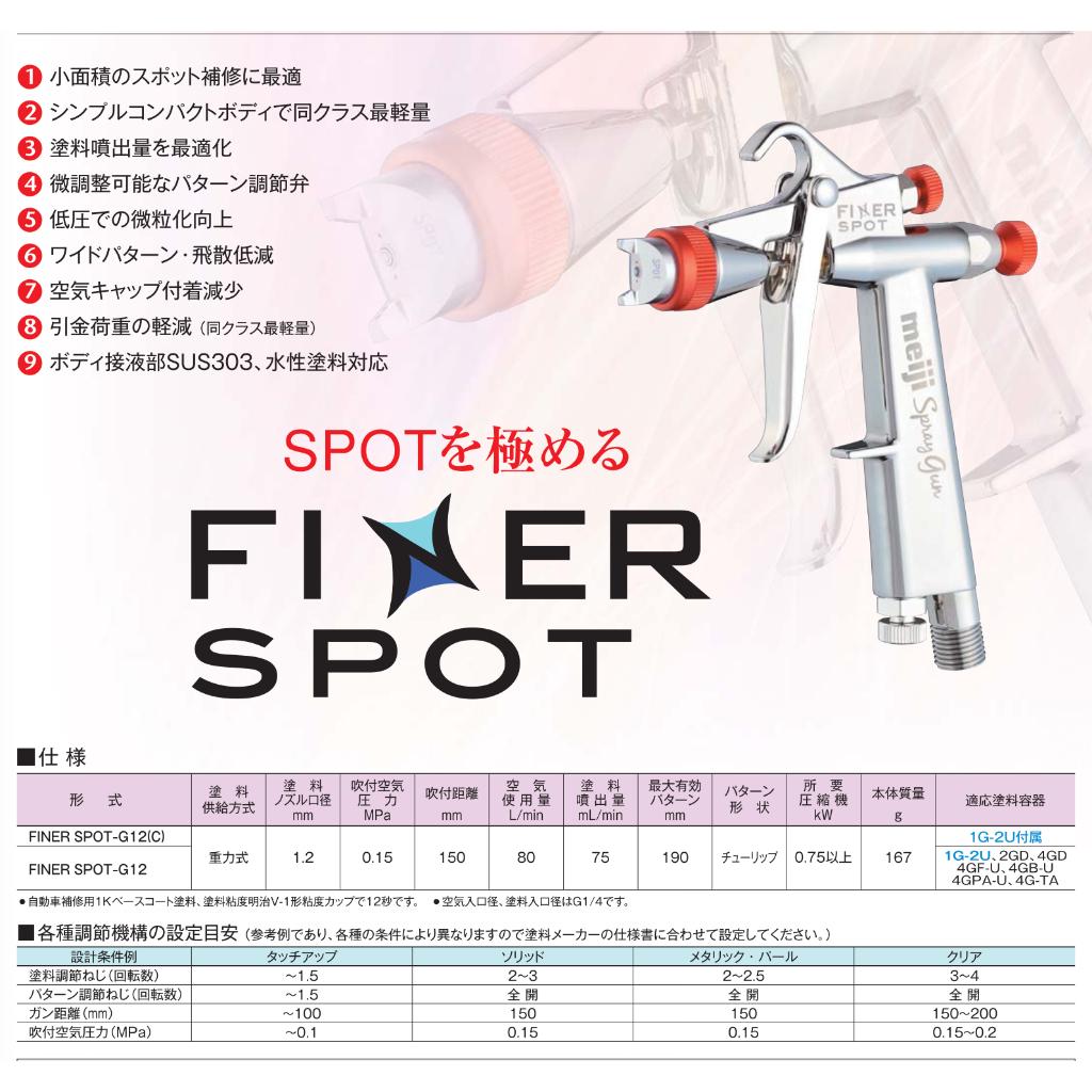 Meiji Finer Spot Spraygun - Indonesia Wayang Black Edition Special Limited 100pcs (Gun+Cup Set) - Image 6