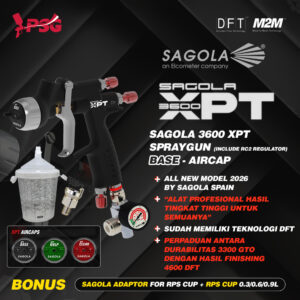 Sagola All New Spraygun 3600 XPT - Base Aircap